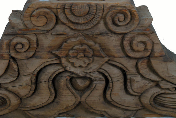 Antique Chinese Hand Carved Wood Architectural Ornament - Dyag East