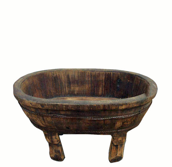 Oval Wood Barrel Basin - Dyag East