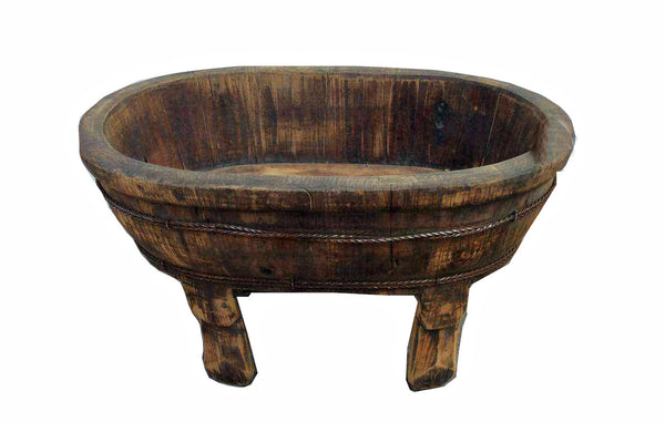Oval Wood Barrel Basin - Dyag East