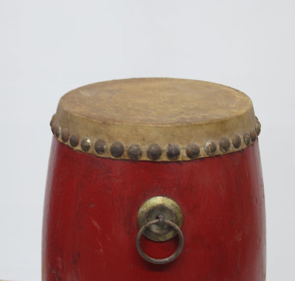 Pair of Vintage Small Red Drum