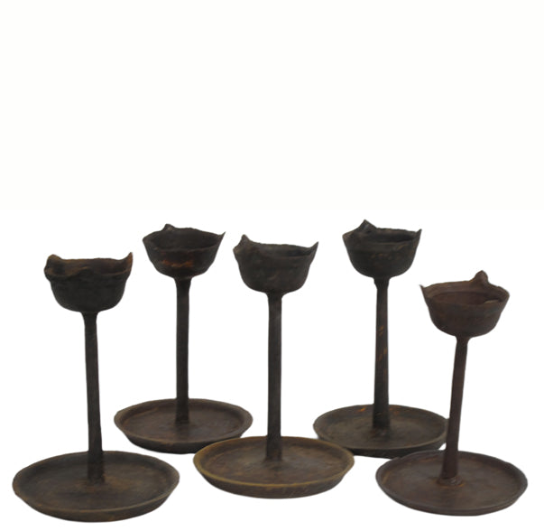 Vintage Oil Burner or Candle Holder, Set of 5