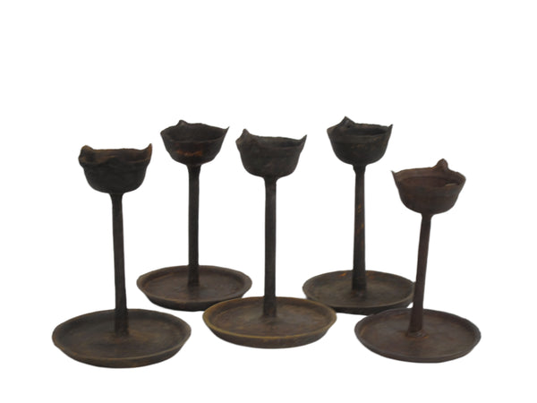 Vintage Oil Burner or Candle Holder, Set of 5