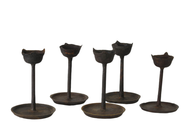 Vintage Oil Burner or Candle Holder, Set of 5