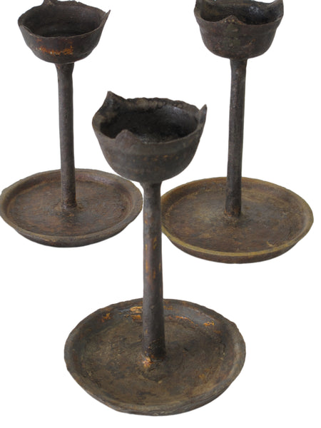Vintage Oil Burner or Candle Holder, Set of 5