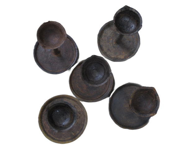 Vintage Oil Burner or Candle Holder, Set of 5