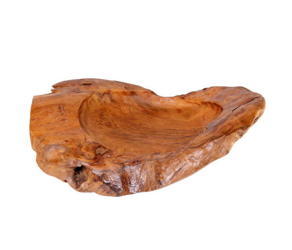 Large 22" to 25" D Teak Bowl 6