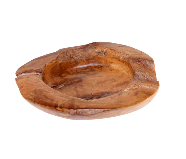 Large 22" to 25" D Teak Bowl 6