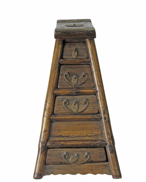 Early 19 Century Antique Small Objects Holder with 4 Drawers