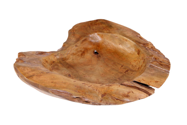Large 22" to 25" D Teak Bowl 6
