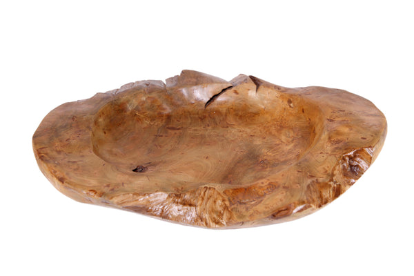 Large 22" to 25" D Teak Bowl 6