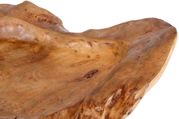 Large 22" to 25" D Teak Bowl 6