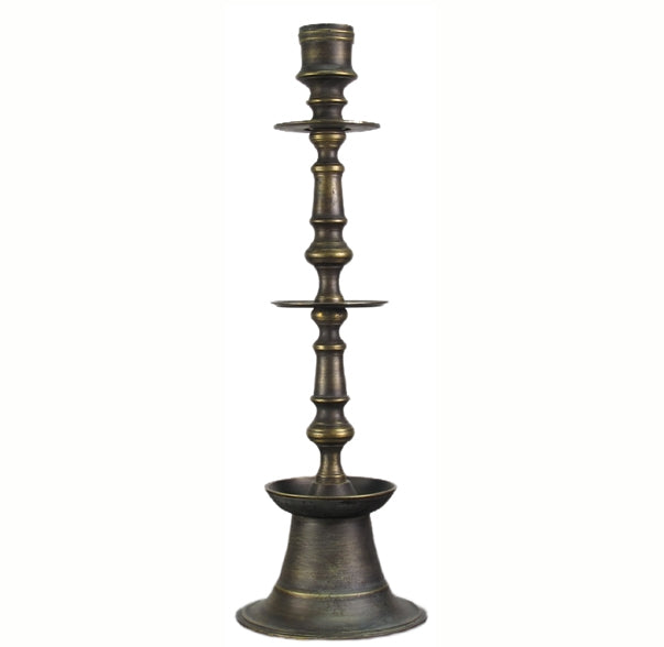 Solid Turkish Brass Candle Holder