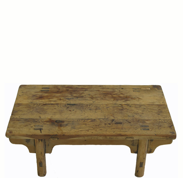 Small Rustic Kang Accent Table or Coffee Table 6 - Dyag East