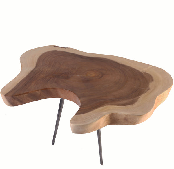 Half Moon Living Edge Accent or Side Table 2 - Dyag East