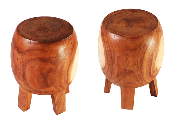 Two Nature Colors Accent or Side Table  or Stool - Dyag East