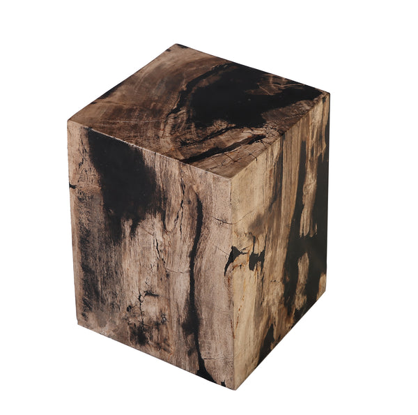 Petrified Wood Stool Accent Table 7 - Dyag East
