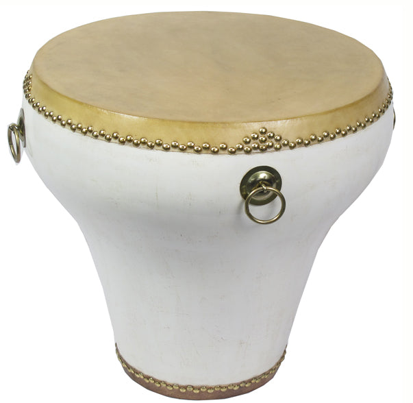Z-White Drum Side Table