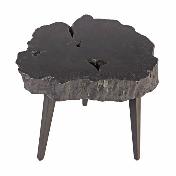 Black Lychee Living Edge Accent or Side Table 2