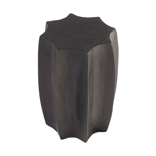 Octagon Black Accent or Side Table or Stool of Stool
