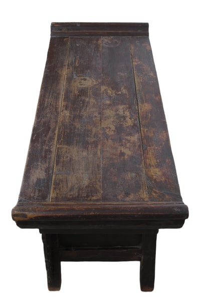 Hard Carved Antique Accent Table