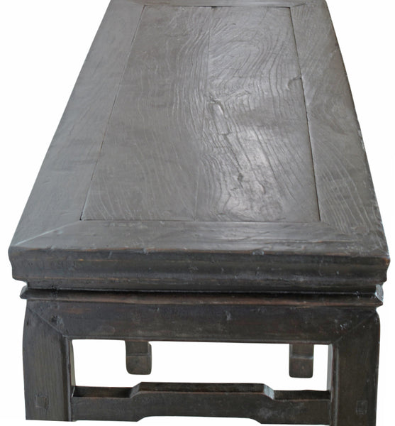 Hebei Accent Table or Console Table with Hand Carved Front