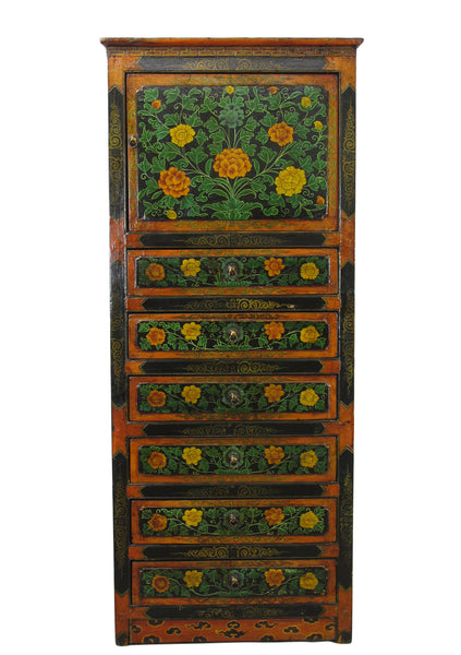Tibetan Chest with 6 Drawers 1