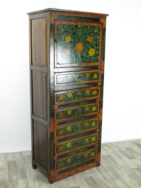 Tibetan Chest with 6 Drawers 1