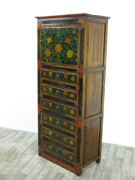 Tibetan Chest with 6 Drawers 1