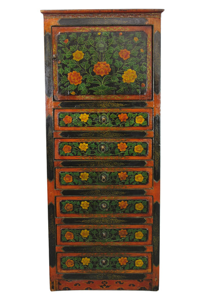 Tibetan Chest with 6 Drawers 2