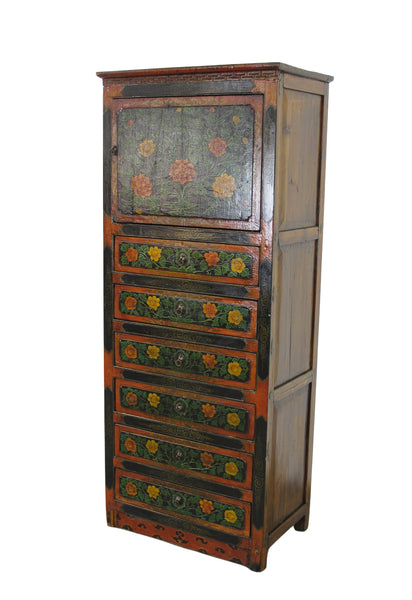 Tibetan Chest with 6 Drawers 2
