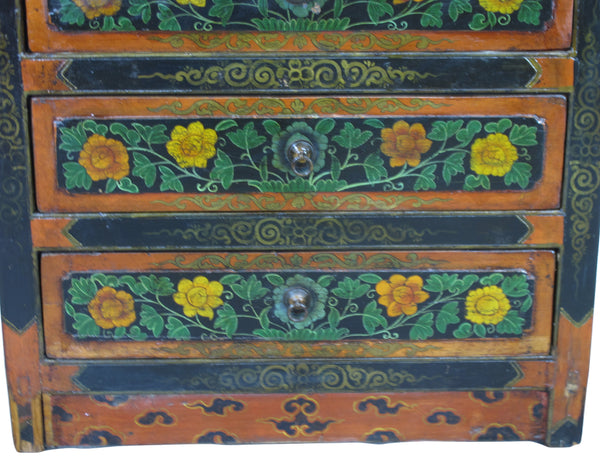 Tibetan Chest with 6 Drawers 2