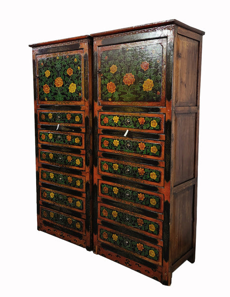 Tibetan Chest with 6 Drawers 2