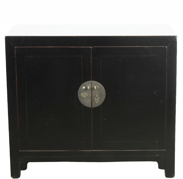 Dark Brown Antique Chinese Cabinet