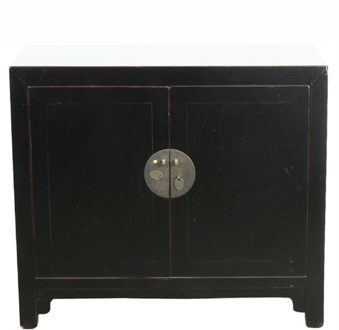 Dark Brown Antique Chinese Cabinet