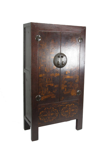 Chinese Antique  Chinoiserie-Style Cabinet - Dyag East