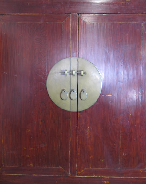 Large Antique Chinese Wedding Cabinet - Dyag East