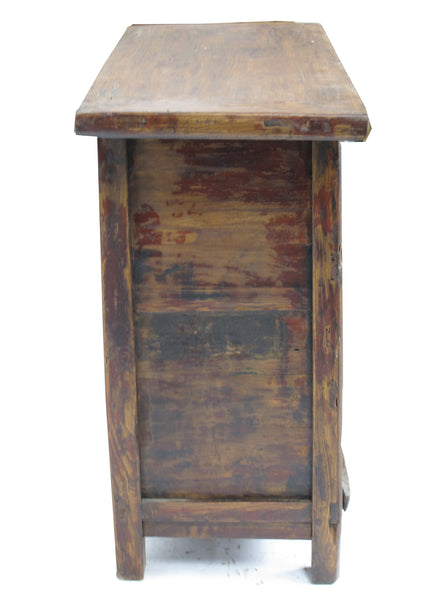 Cabinet with One Hand Carved Front Drawer