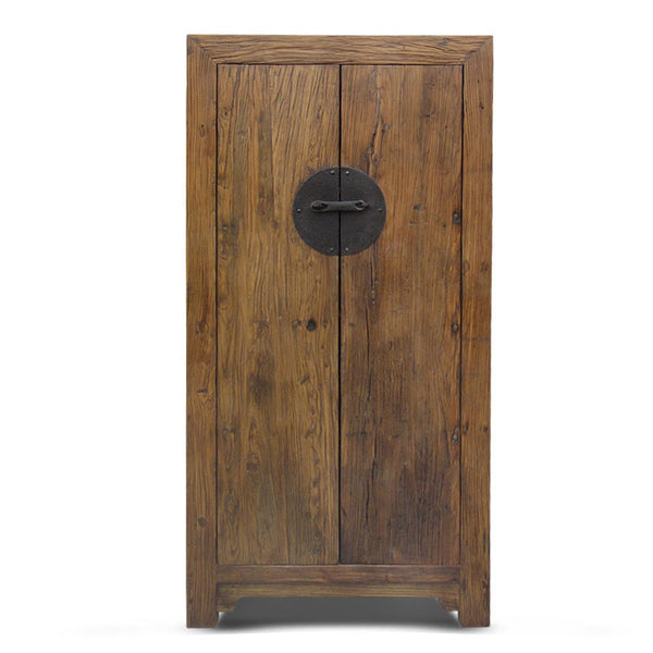 Square-corner Elm Cabinet