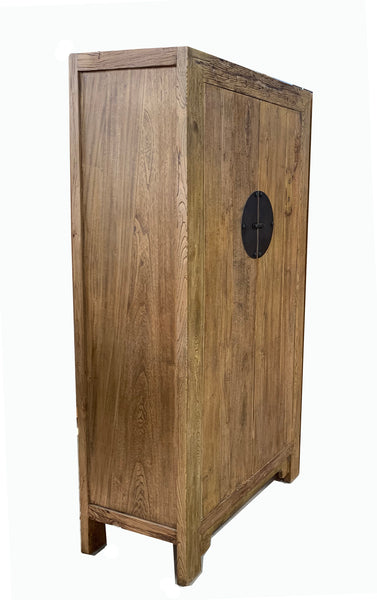Square-corner Elm Cabinet