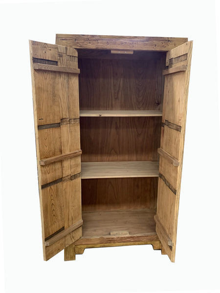 Square-corner Elm Cabinet
