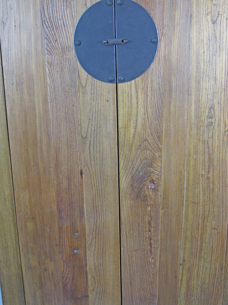 Square-corner Elm Cabinet