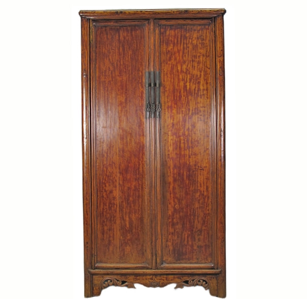 Elegant Brown Chinese Antique Cabinet – 78 inches tall