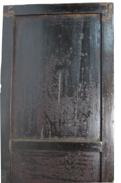 Large 84" Inch Tall  Black Chinese Antique Cabinet
