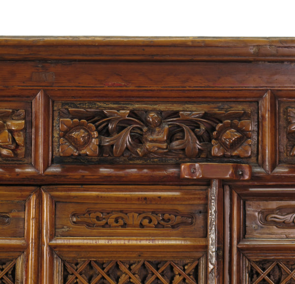 Hand Carved Chinese Antique Cabinet