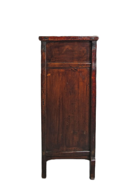 Dark Brown Chinese Antique Cabinet – 56 inches tall
