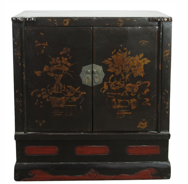 Hand Painted Antique Chinese Cabinet