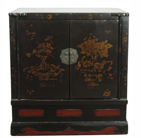 Hand Painted Antique Chinese Cabinet