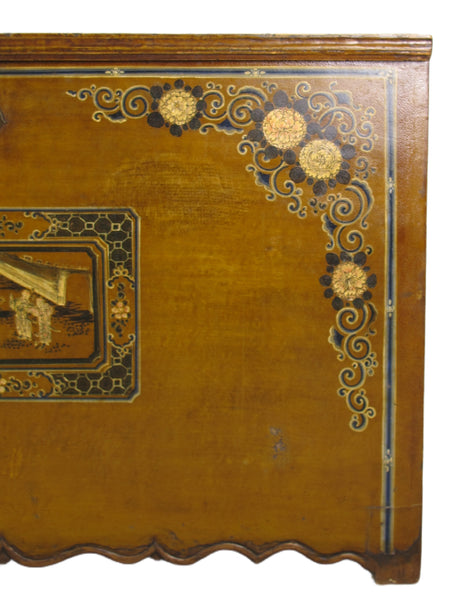 Mongolia Antique Trunk Cabinet