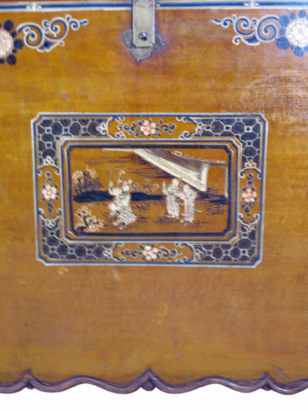 Mongolia Antique Trunk Cabinet