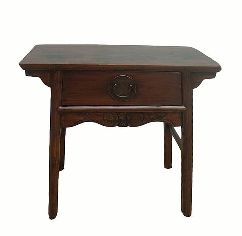 One Drawer Antique Console Table - Dyag East